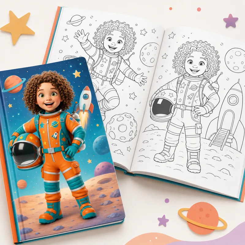 Livrinho de colorir personalizado